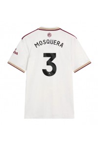 Arsenal Cristhian Mosquera #3 Jalkapallovaatteet Kolmaspaita 2025-26 Lyhythihainen